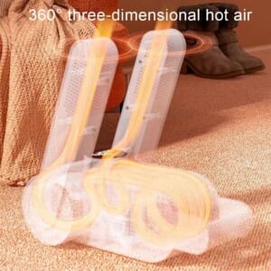 Smart Shoe Dryer Heater - Deodorizing, Fast Drying, 42°C Temperature for Shoes & Gloves.
