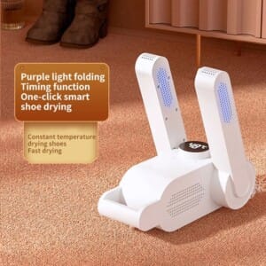 Smart Shoe Dryer Heater - Deodorizing, Fast Drying, 42°C Temperature for Shoes & Gloves.