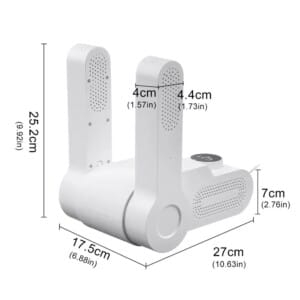 Smart Shoe Dryer Heater - Deodorizing, Fast Drying, 42°C Temperature for Shoes & Gloves.
