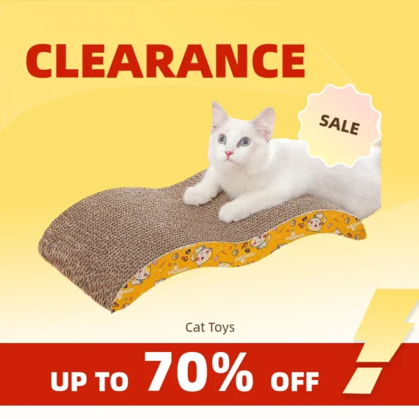 Durable Cat Scratcher Board – Perfect for sharpening claws, protecting furniture, and keeping your cat entertained.