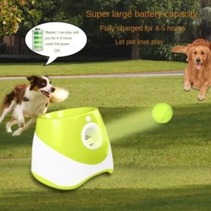 Automatic Dog Ball Launcher – 3 Fun Levels for Active Pets!