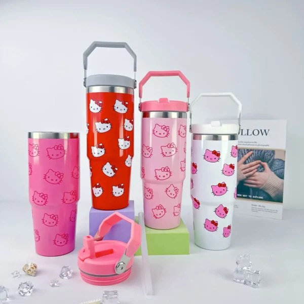 Large Insulated Travel Mug - 30oz Stainless Steel Coffee Cup - Image 2