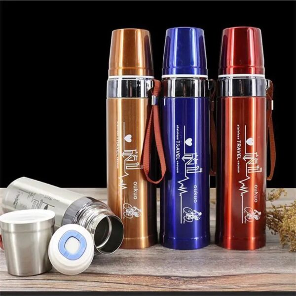 Bullet Style Vacuum Flask 750ml Strong Gift – No Leaks Guaranteed - Image 7