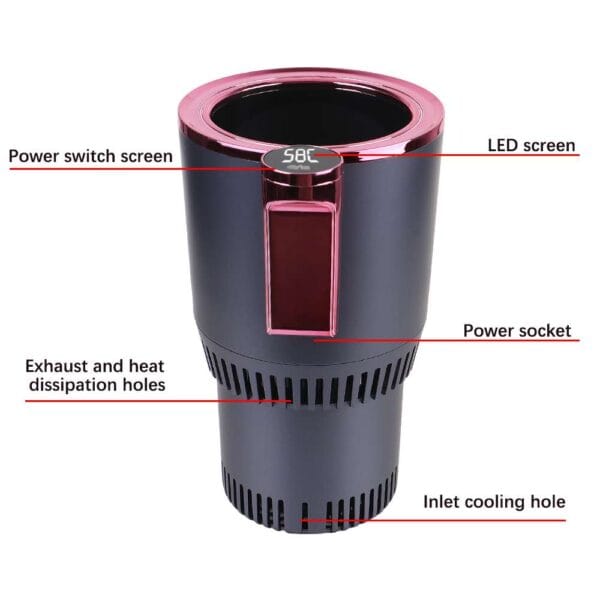 Smart Cup Dual Mode - 2in1 Cooler & Heater 12V Car Gift - Image 17