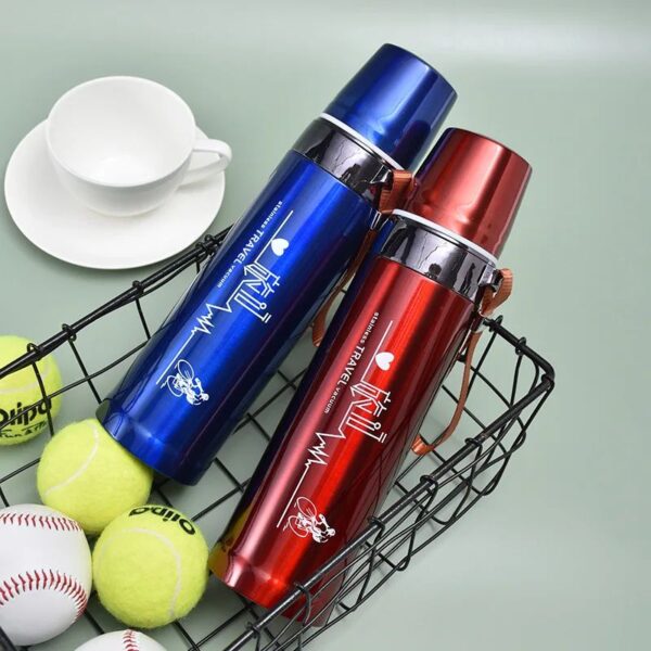 Bullet Style Vacuum Flask 750ml Strong Gift – No Leaks Guaranteed - Image 4