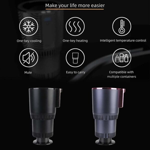Smart Cup Dual Mode - 2in1 Cooler & Heater 12V Car Gift - Image 9