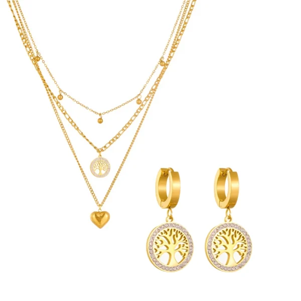 Minimalist Retro Jewelry Set - 3in1 Powerful Classic Look ⚡ - Image 9