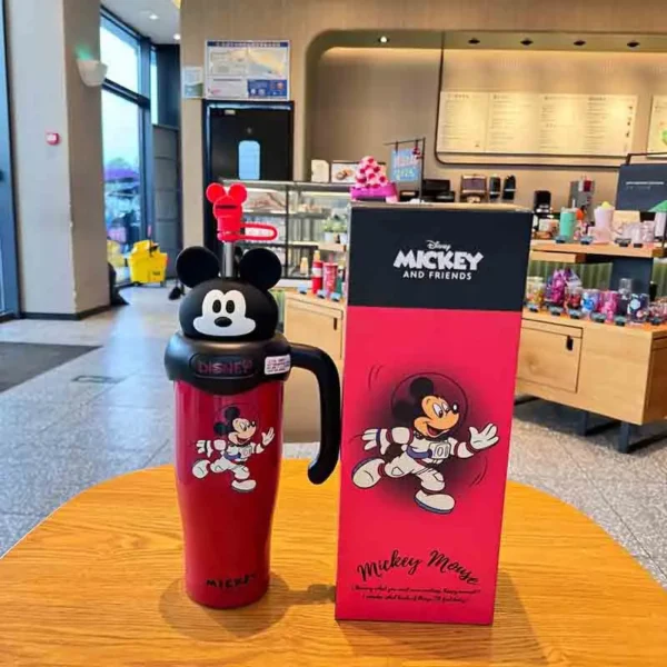 Disney Cartoon Thermos Cup with Mickey and Lotso 800ml Stainless Steel