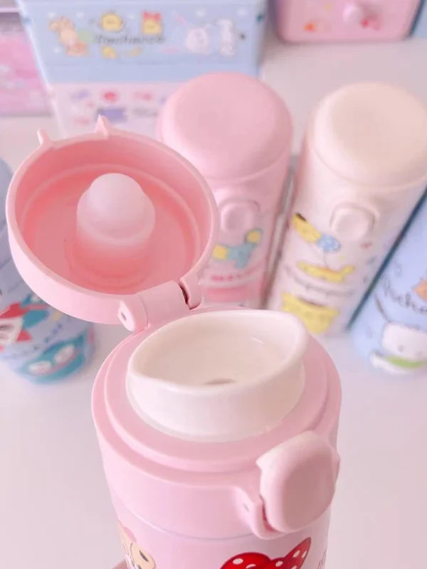 Mini Cartoon Thermos Cup 420ml Stainless Steel Leakproof