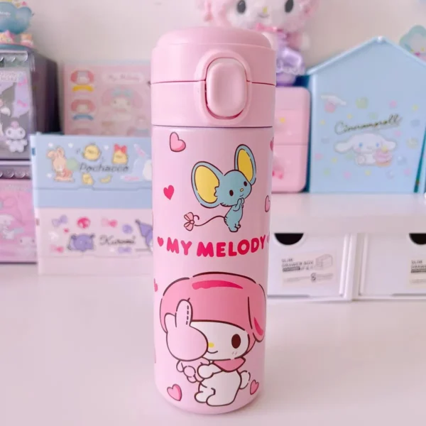 Mini Cartoon Thermos Cup 420ml Stainless Steel Leakproof