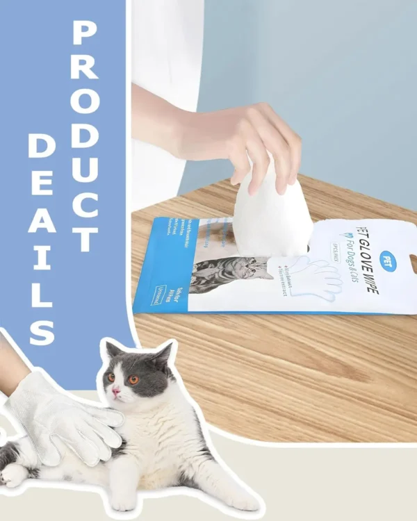 Pet Cleaning Gloves Wipes
