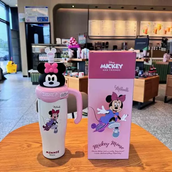 Disney Cartoon Thermos Cup with Mickey and Lotso 800ml Stainless Steel