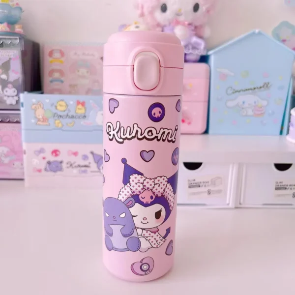 Mini Cartoon Thermos Cup 420ml Stainless Steel Leakproof
