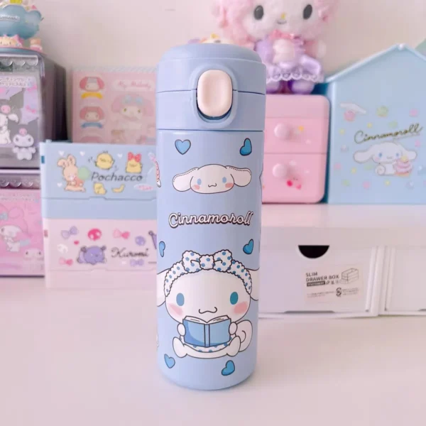 Mini Cartoon Thermos Cup 420ml Stainless Steel Leakproof