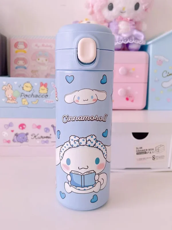 Mini Cartoon Thermos Cup 420ml Stainless Steel Leakproof