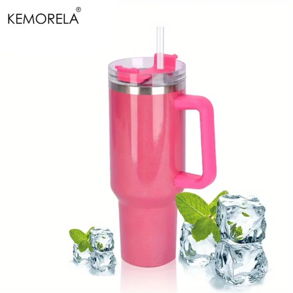 Stay Hydrated In Style 40oz Powerful Rainbow Thermos For Women - Image 11