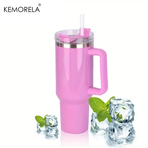 Stay Hydrated In Style 40oz Powerful Rainbow Thermos For Women - Image 15