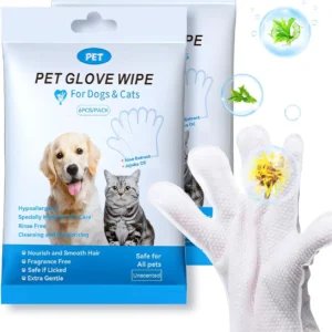 Pet Cleaning Gloves Wipes