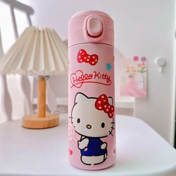 Mini Cartoon Thermos Cup 420ml Stainless Steel Leakproof