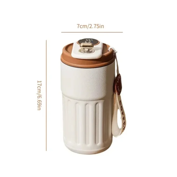 Smart Thermos Display Bottle with 450ml Leakproof Power Cup - Image 4