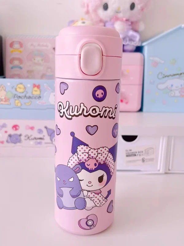 Mini Cartoon Thermos Cup 420ml Stainless Steel Leakproof