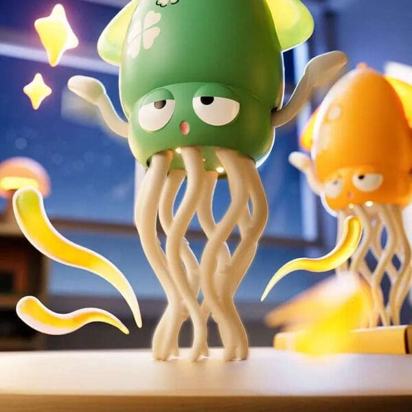 Colorful dancing octopus toy for kids with LED lights and 8 moving legs