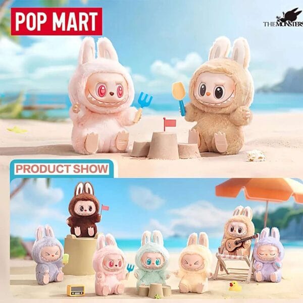 15cm Labubu Macaron Blind Box figure with random character design