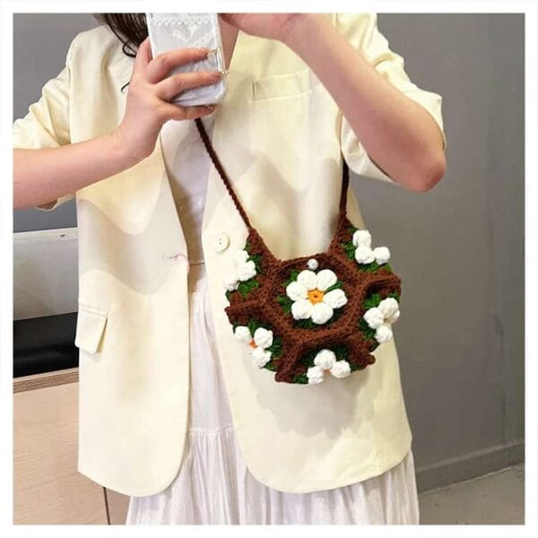 Handmade Crescent Crochet Bag – 1 Stunning Soft Touch Must-Have - Image 17