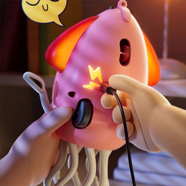 Colorful dancing octopus toy for kids with LED lights and 8 moving legs
