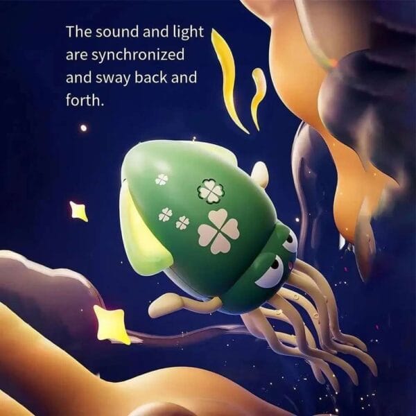 Dancing Octopus Interactive Toy with LED lights, music, and 8 legs for active kids’ fun