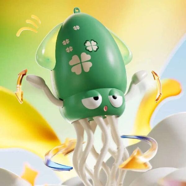 Colorful dancing octopus toy for kids with LED lights and 8 moving legs