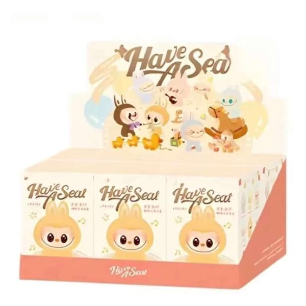 15cm Labubu Macaron Blind Box figure with random character design