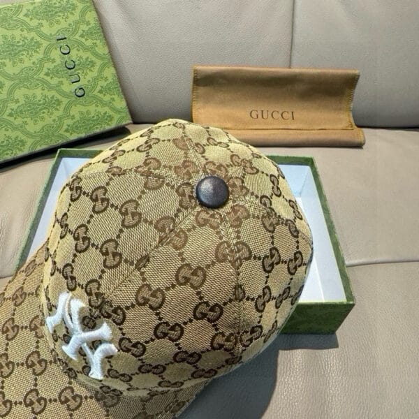 Pre-owned monogram-style baseball cap with bold front embroidery – boutique fashion clearance Urban Monogram Style Cap